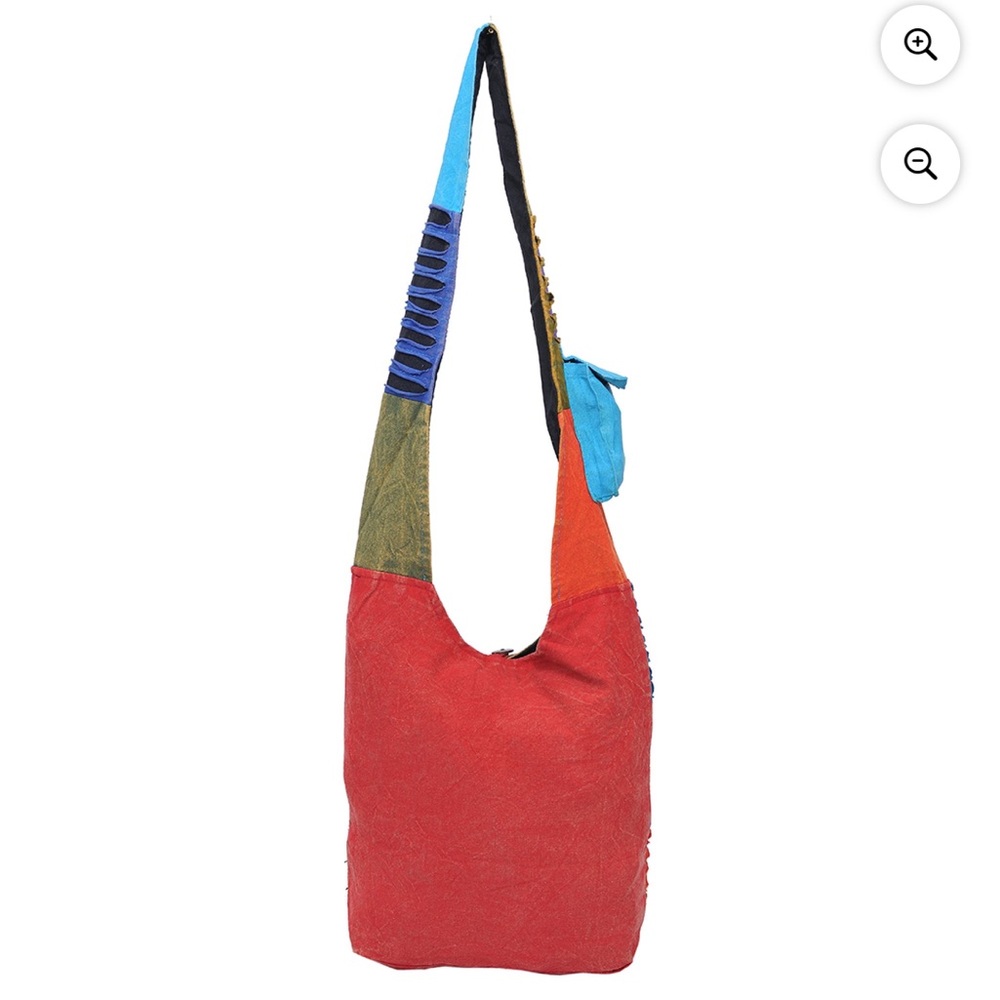 🌸 Boho Patchwork Flower Hobo Bag — The Collectio… - image 3